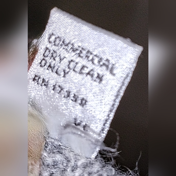 Ellen Tracy Vintage Sweater Gray Boat Neck Princess Sleeves Angora Blend - Picture 8 of 10